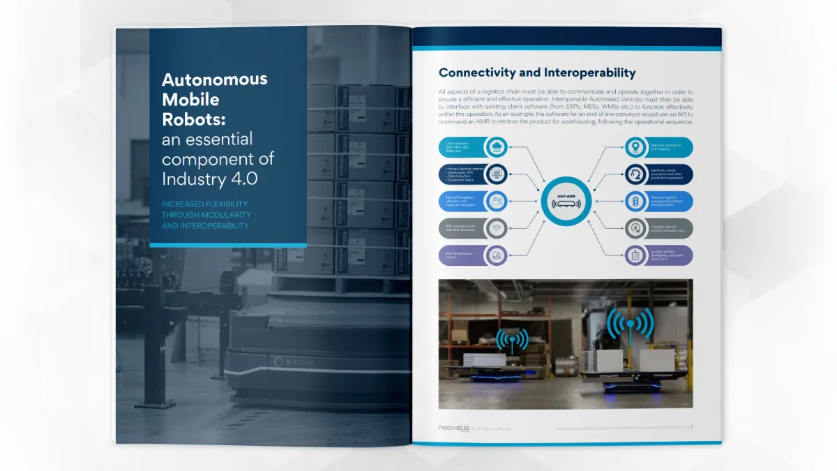 White Paper: Autonomous Mobile Robots: an Essential Component of Industry 4.0 - Noovelia Inc.