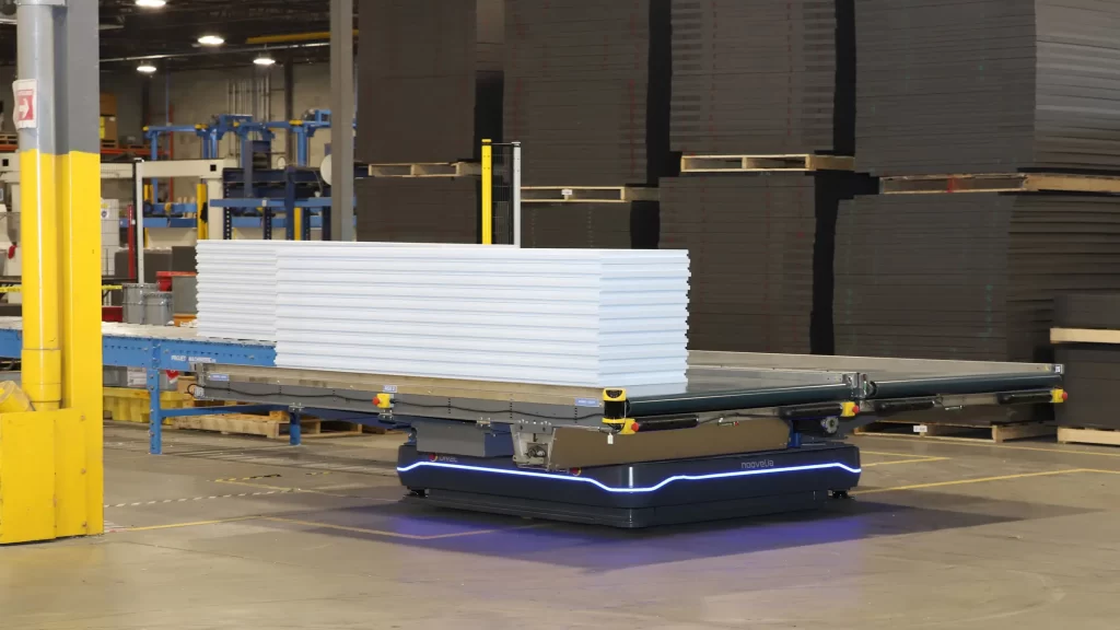 Article : Surmonter la pénurie de main-d’œuvre grâce aux AMR et AGV : Une solution innovante avec Noovelia